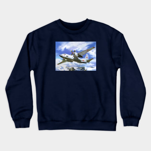 Antonov An26 Crewneck Sweatshirt by Aircraft.Lover